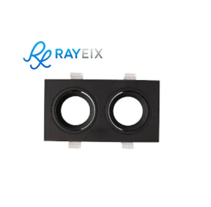 {اسود وابيض }اسبوت ثنائي مربع 