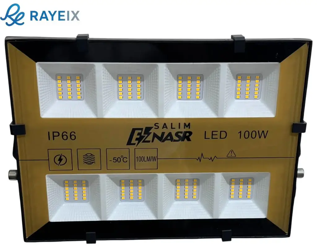 {ابيض وي ورم}كشاف واجهات 100وات 