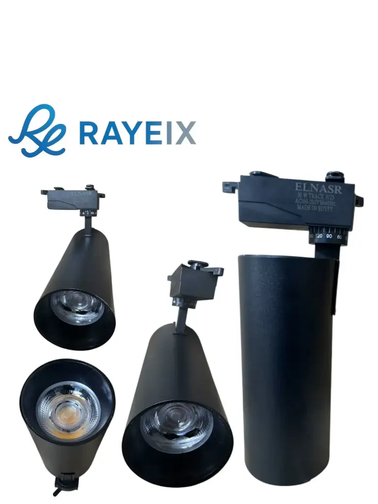 {اسود وي ابيض }تراك معدن 30وات اضاءه ابيض وي وروم وي كول 