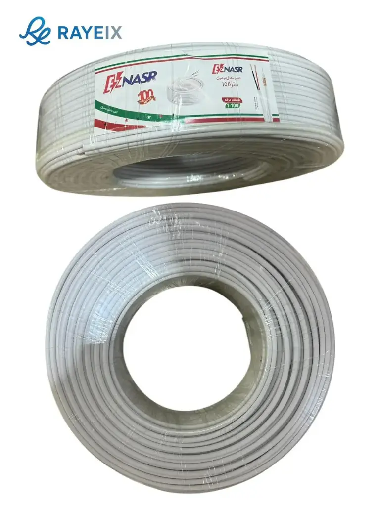 سلك كاميرات نحاس خام 100مترصافي